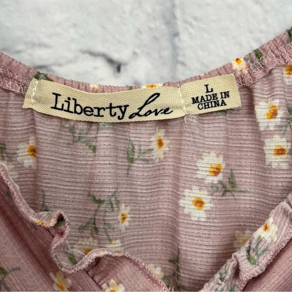 LIBERTY LOVE Front Cinched Form Fitting Dress Size Large - Picture 6 of 7